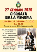 27 GENNAIO 2020 - GIORNATA DELLA MEMORIA 