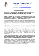 ARCONATE: CHI RICEVE IL REDDITO DI CITTADINANZA SVOLGERA' PROGETTI UTILI ALLA COLLETTIVITÀ